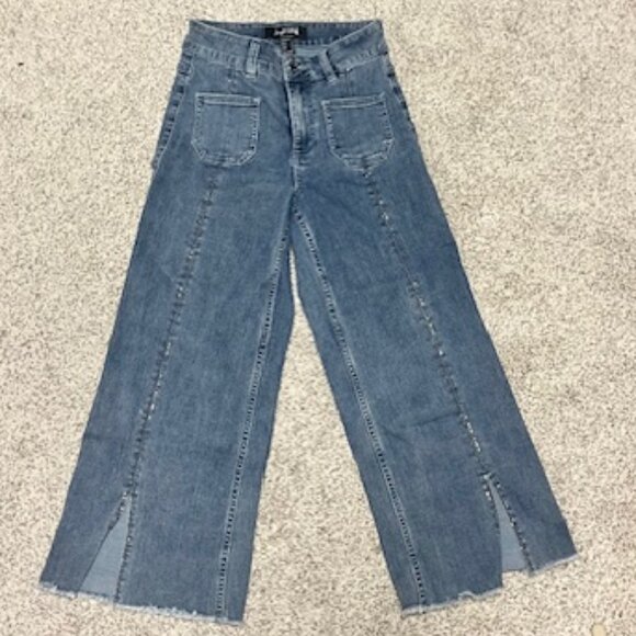 Joseph Ribkoff Rhinestone Stripe Jean, 2 - Picture 4 of 9